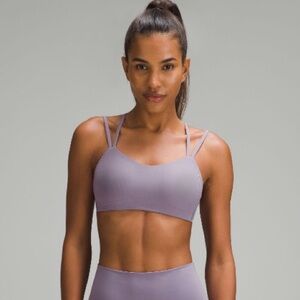 Lululemon Like a Cloud ribbed bra Purple Ash